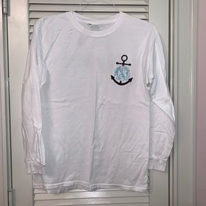 Monogram Anchor Long Sleeve Tshirt